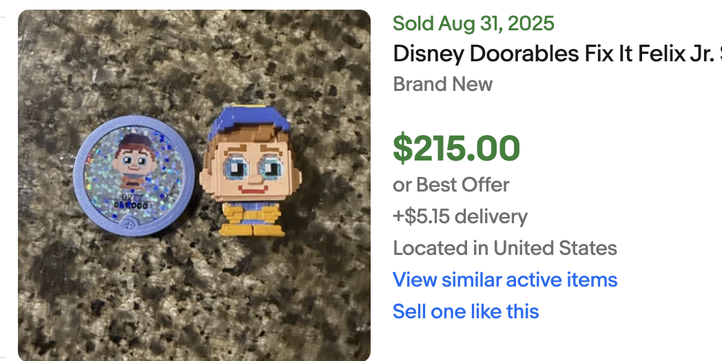 Fix-It Felix Jr. with Numbered Collector Coin #24/1000